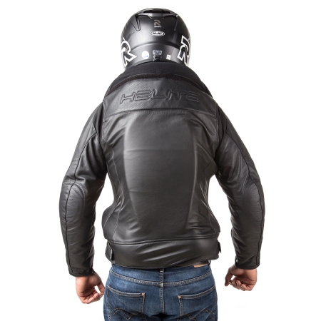 SKÓRZANA KURTKA z poduszką powietrzną HELITE Leather Roadster Black