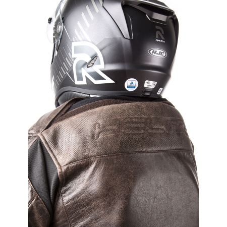 SKÓRZANA KURTKA z poduszką powietrzną HELITE Leather Roadster Vintage Brown