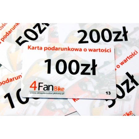 Karta podarunkowa o wartości 100 zł