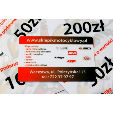 Karta podarunkowa o wartości 500 zł