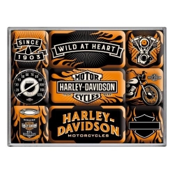 83096 Magnesy (9szt) Harley-Davidson Wil