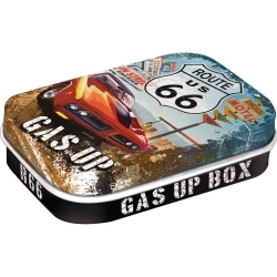81220 Mint Box Route 66 Red Car Gas Up