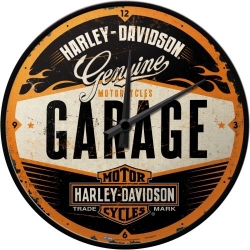 51083 Zegar Ścienny Harley-Davidson Gara