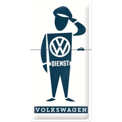 27020 Plakat 25 x 50cm VW Dienst Mann