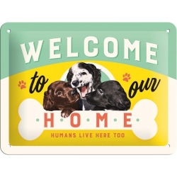 26210 Plakat 15 x 20cm Welcome Puppies