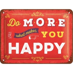 26192 Plakat 15 x 20cm Do more of what m