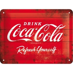 26173 Plakat 15 x 20cm Coca-Cola - Logo