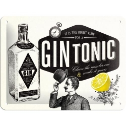 26168 Plakat 15 x 20cm Gin Tonic