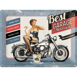 23142 Plakat 30 x 40cm Best Garage - Blu