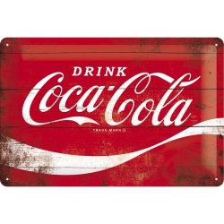 22235 Plakat 20 x 30cm Coca-Cola - Logo