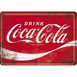 10275 Pocztówka 14x10 cm Coca-Cola - Log