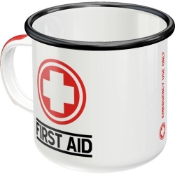43207 Emaliowany Kubek First Aid - Class
