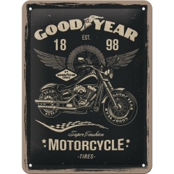 26224 Plakat 15 x 20cm Goodyear - Motorc