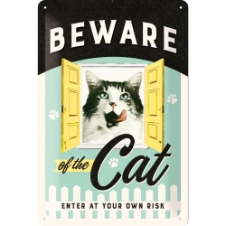 22281 Plakat 20x30 Beware of the Cat