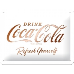 26235 Plakat 15x20 Coca-Cola Logo White