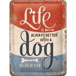 26238 Plakat 15x20 PfotenSchild Life is