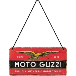 28029 Zawieszka Moto Guzzi Logo Wood