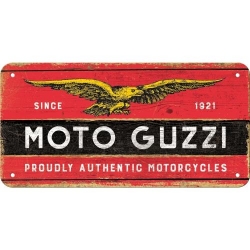 28029 Zawieszka Moto Guzzi Logo Wood