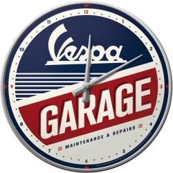 51090 Zegar Ścienny Vespa Garage