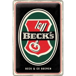 22296 Plakat 20x30 Becks Key Logo
