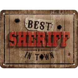 26241 Plakat 15 x 20cm Best Sheriff in T