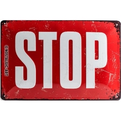 22252 Plakat 20 x 30cm Achtung - STOP