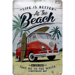 22277 Plakat 20x30 VW Bulli - Beach