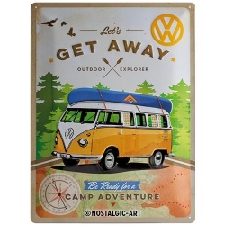 23208 Plakat 30 x 40cm VW Bulli - Let Ge