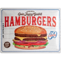 23240 Plakat 30 x 40cm Hamburgers