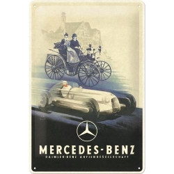 22309 Plakat 20x30 Mercedes-Benz Silver