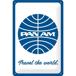 22310 Plakat 20x30 Pan Am -Travel Logo W