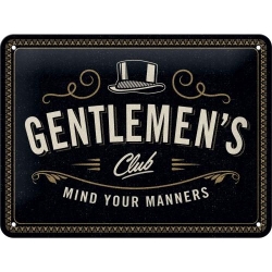 26249 Plakat 15 x 20cm Gentlemens Club