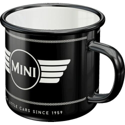 43217 Emaliowany Kubek Mini Logo Black