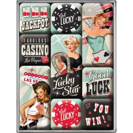83063 Magnesy (9szt) Get Lucky
