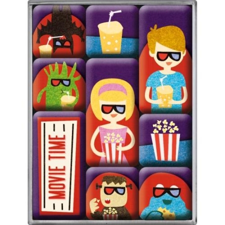 83062 Magnesy (9szt) Movie Time