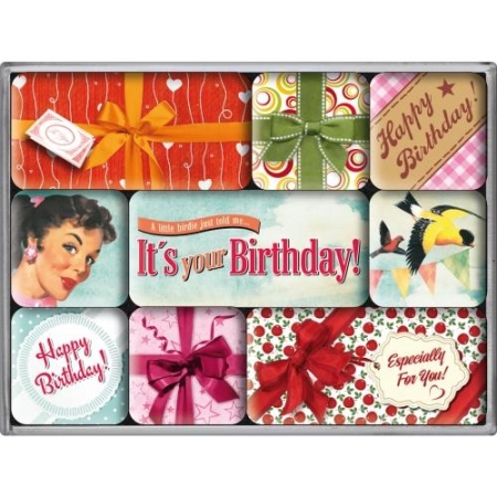 83052 Magnesy (9szt) Say It 50 Happy Bir