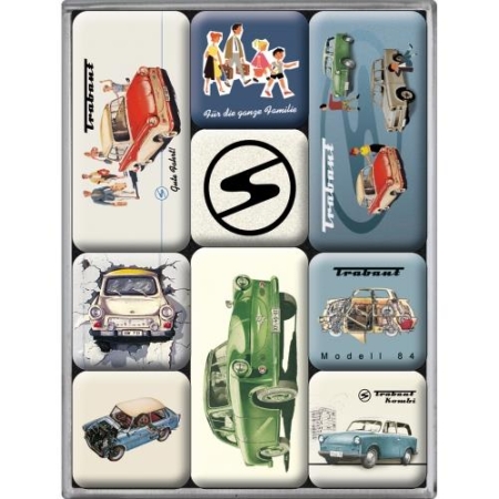 83008 Magnesy (9szt) Trabant