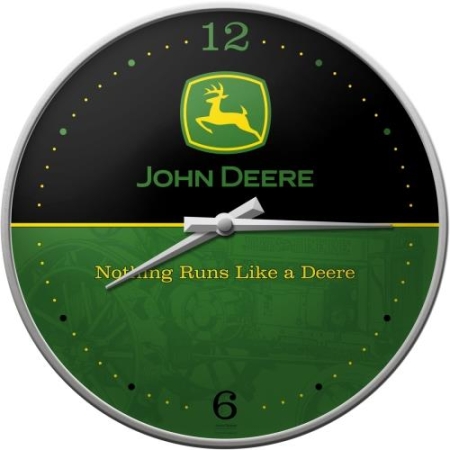 51030 Zegar Ścienny John Deere Logo – Bl