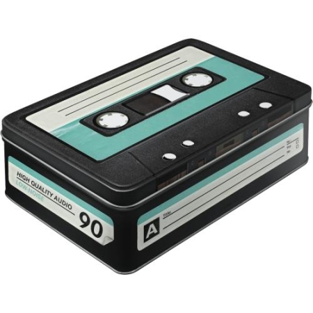 30714 Puszka Płaska Retro Cassette