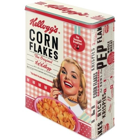 30324 Puszka XL Kellogg - Girl Corn Flak