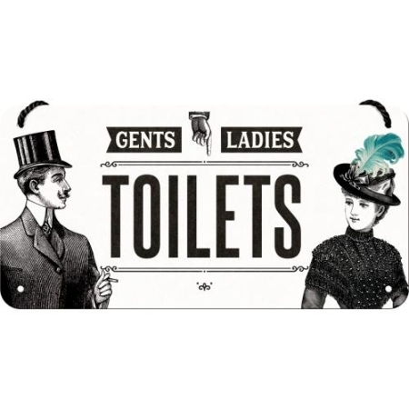 28014 Zawieszka Metalowa Toilet