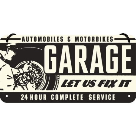 28011 Zawieszka Metalowa Garage