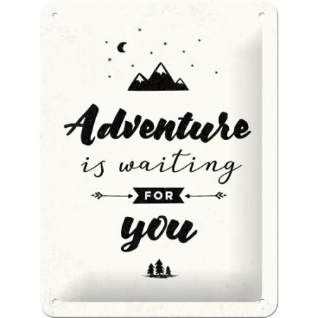 26201 Plakat 15 x 20cm Adventure is wait