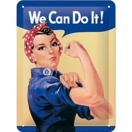 26120 Plakat 15 x 20cm We can do it