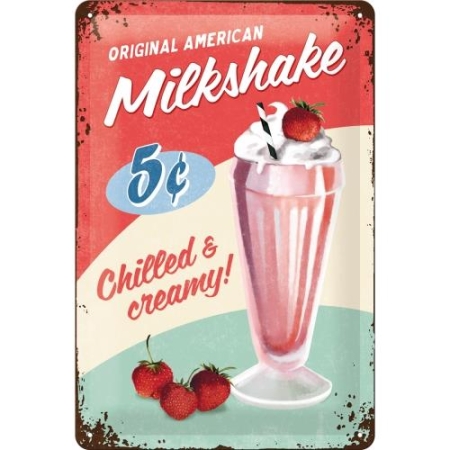 22255 Plakat 20x30 Milkshake