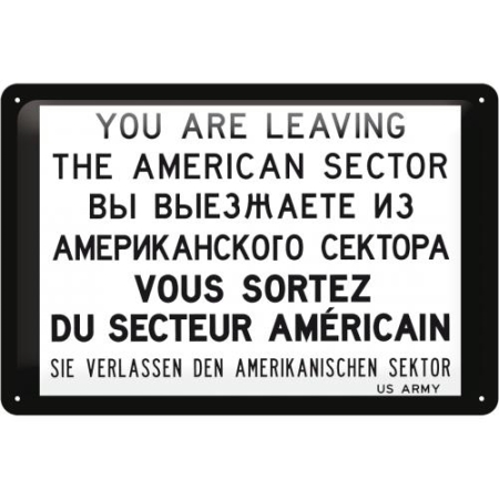 20233 Plakat 20 x 30cm You are leaving..