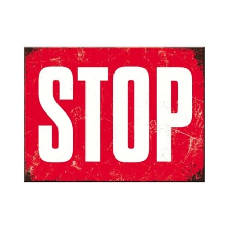 14351 Magnes Achtung - STOP