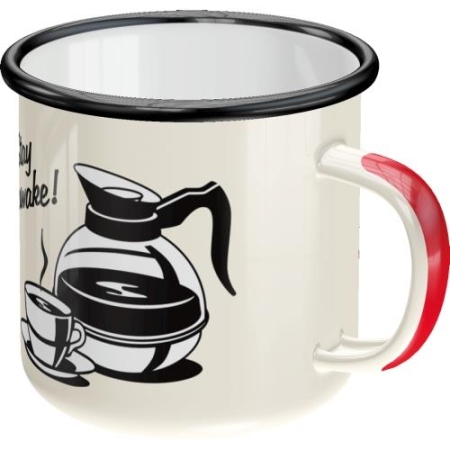 43203 Emaliowany Kubek Strong Coffee Ser