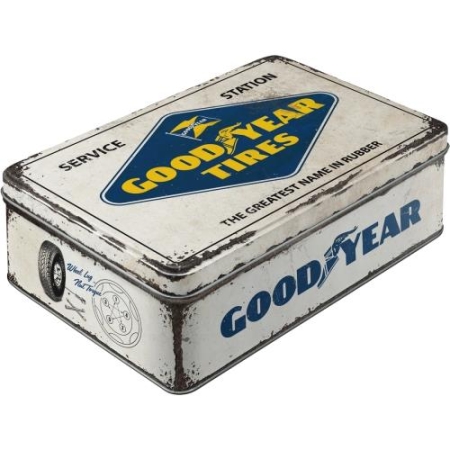 30745 Puszka Płaska Goodyear - Logo Whit
