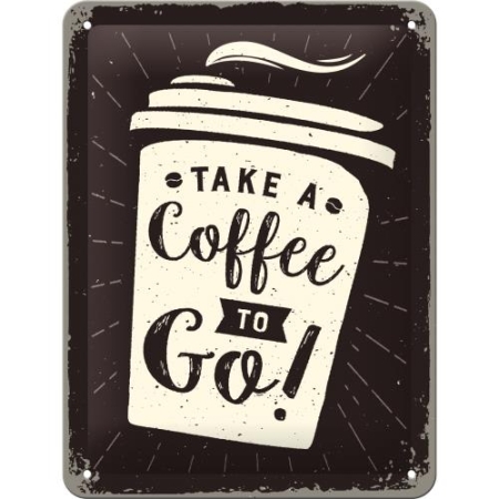 26228 Plakat 15 x 20cm Coffee To Go
